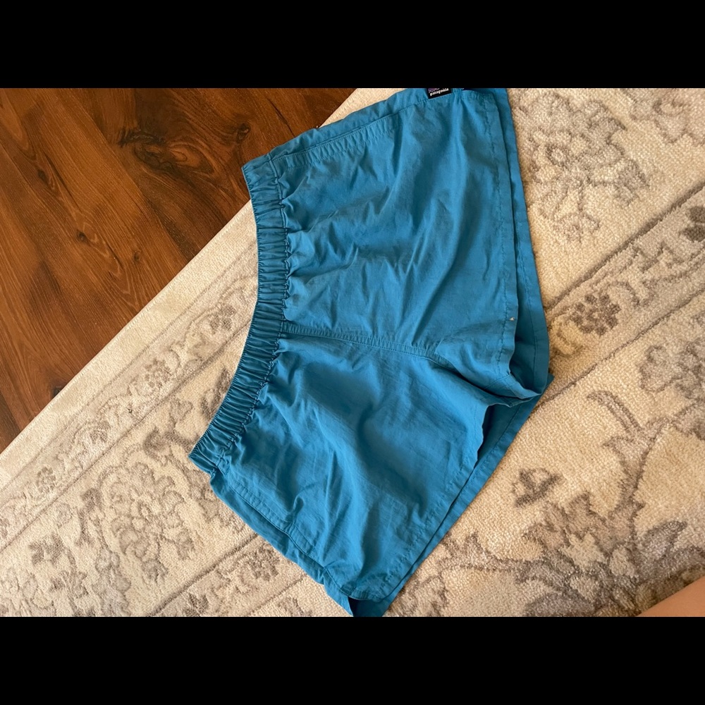 Blue Patagonia shorts